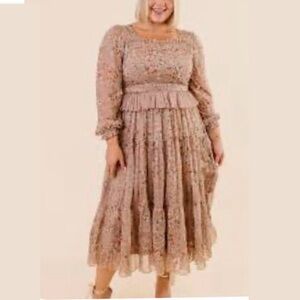 Ivy City Tiered Floral Maxi Dress